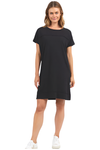 FOXWOOD ALLISON TEE DRESS - BLACK