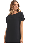 FOXWOOD ALLISON TEE DRESS - BLACK