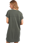 FOXWOOD ALLISON TEE DRESS - KHAKI