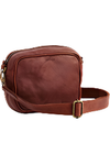 JUJU & CO CAMERA CROSSBODY BAG - COGNAC