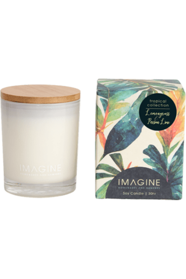 IMAGINE SOY WAX CANDLE (200g) - WHITE