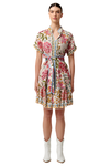 ONCE WAS CLEMENTINE SHIRT DRESS - AZALEA FIELDS