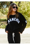 HAMMILL & CO FRENCHIE SWEAT - BLACK