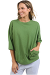 ELM MAZIE SWEAT - CEDAR GREEN