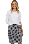 VASSALLI PRINTED LIGHTWEIGHT SKIRT - ARLO