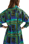 ELK  RODAN SHIRT DRESS - SALONE PRINT