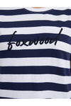 FOXWOOD SIGNATURE STRIPE DRESS - NAVY