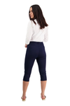 VASSALLI SKINNY LEG 7/8 LIGHTWEIGHT PULL ON - NAVY