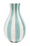 STRIPE VASE BLUE - 18CM