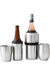 HUSKI WINE COOLER - BRUSHED STAINLESS