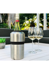 HUSKI WINE COOLER - BRUSHED STAINLESS