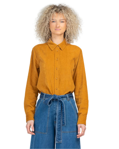 BOOM SHANKAR METROPOLITAN SHIRT - MARIGOLD