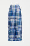 ELK RANIE PANT - BLUE MULTI CHECK