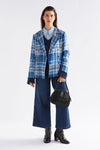 ELK RANIE JACKET - BLUE MULTI CHECK