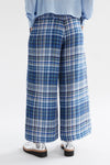 ELK RANIE PANT - BLUE MULTI CHECK