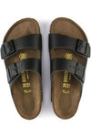 BIRKENSTOCK ARIZONA SMOOTH LEATHER REG | BLACK