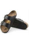 BIRKENSTOCK ARIZONA SMOOTH LEATHER REG | BLACK