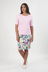 VASSALLI BOAT NECK TOP - CANDYFLOSS