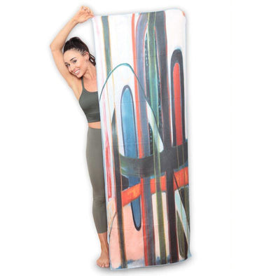 THE ARTISTS LABEL YOGA TOWEL - HIS EYES LINGERED